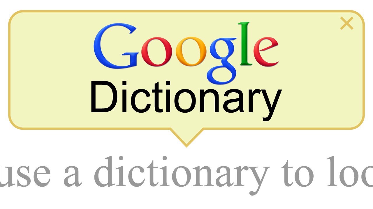  Google Dictionary