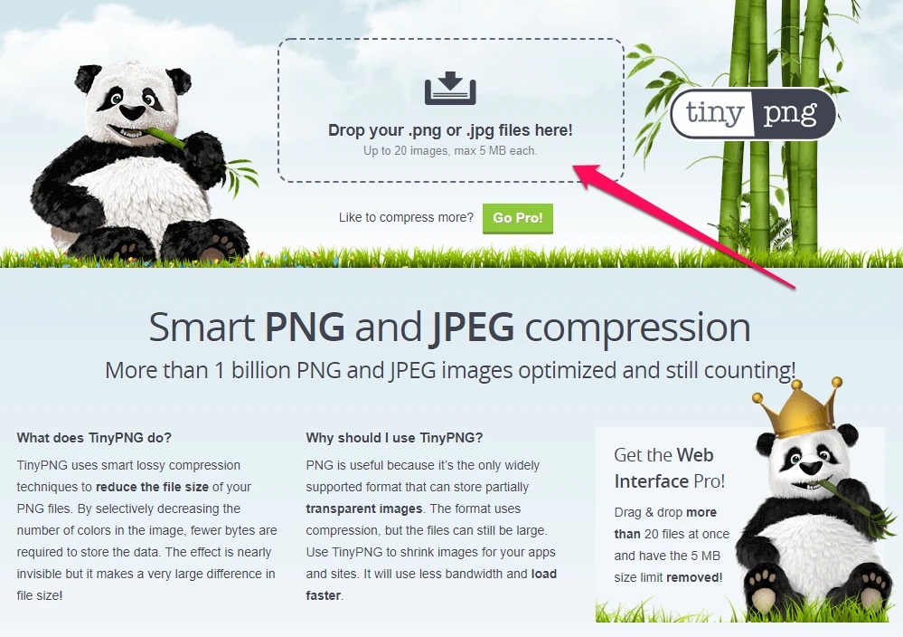 Giảm dung lượng file ảnh để tăng tốc độ tải trang