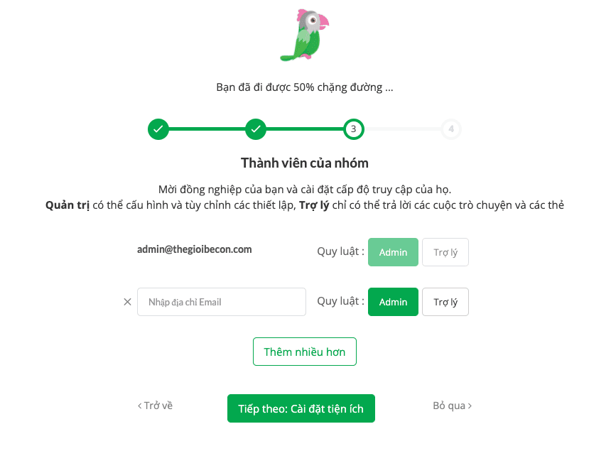 Thành viên của nhóm