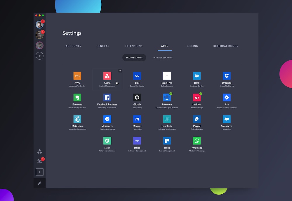 1. App quản lý thời gian Shift