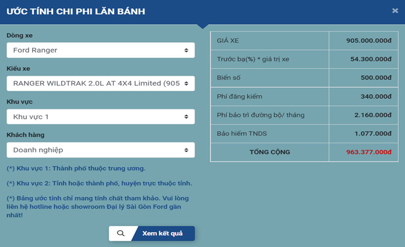 uoc tinh chi phi lan banh