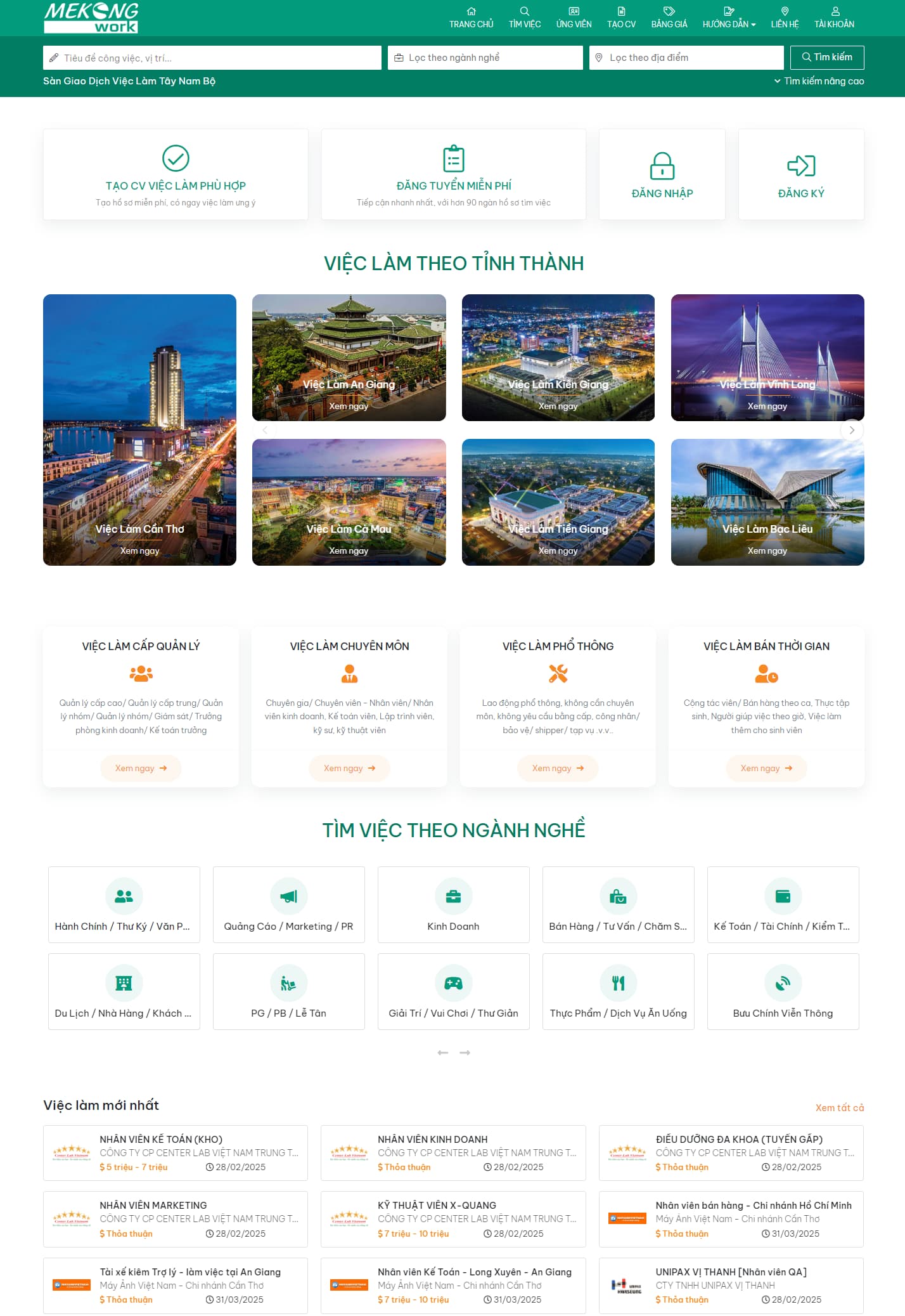 Sàn Việc Làm Tây Nam Bộ