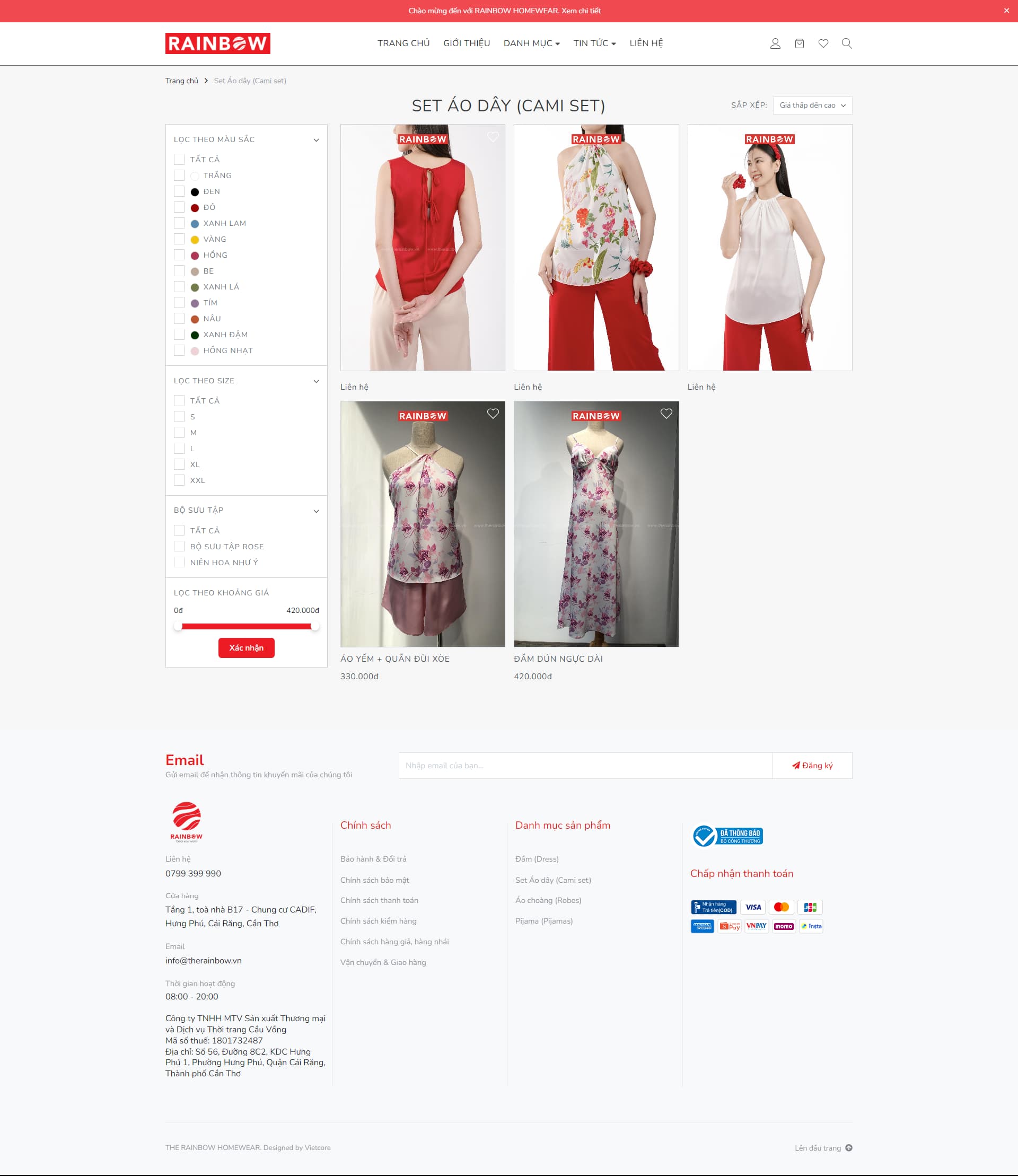 The Rainbow Homewear