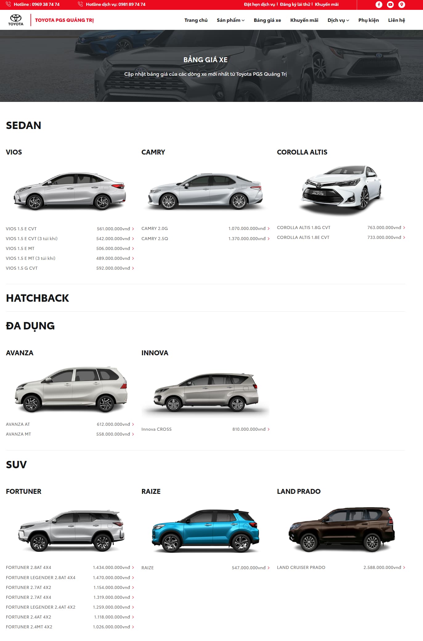 Toyota Quảng Trị