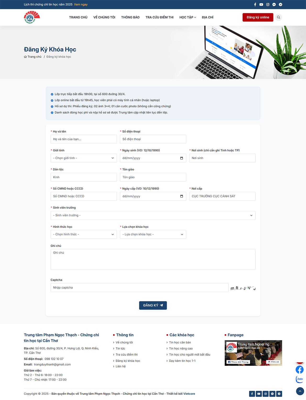 Trung Tâm Tin Học Phạm Ngọc Thạch