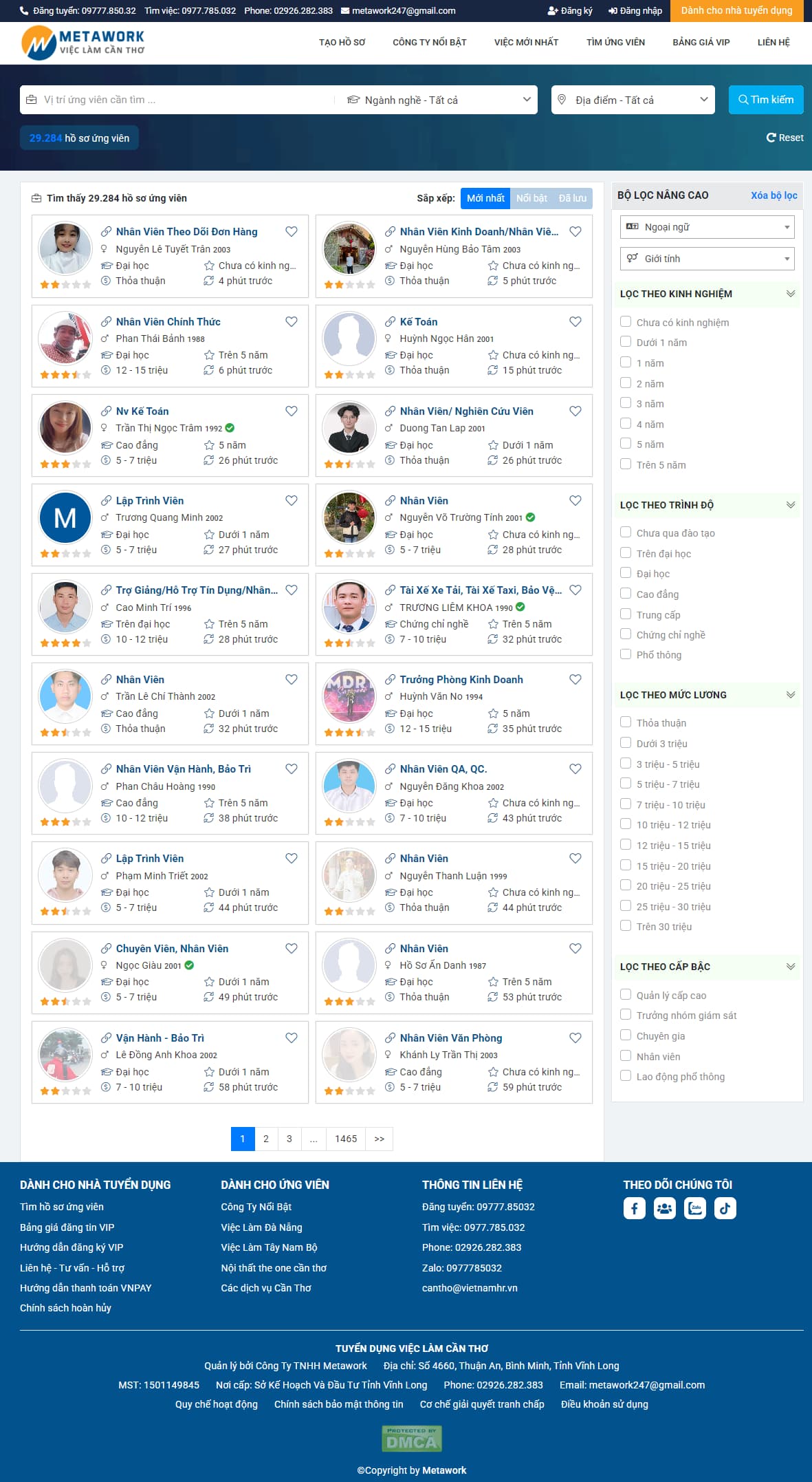 Sàn Việc Làm Cần Thơ