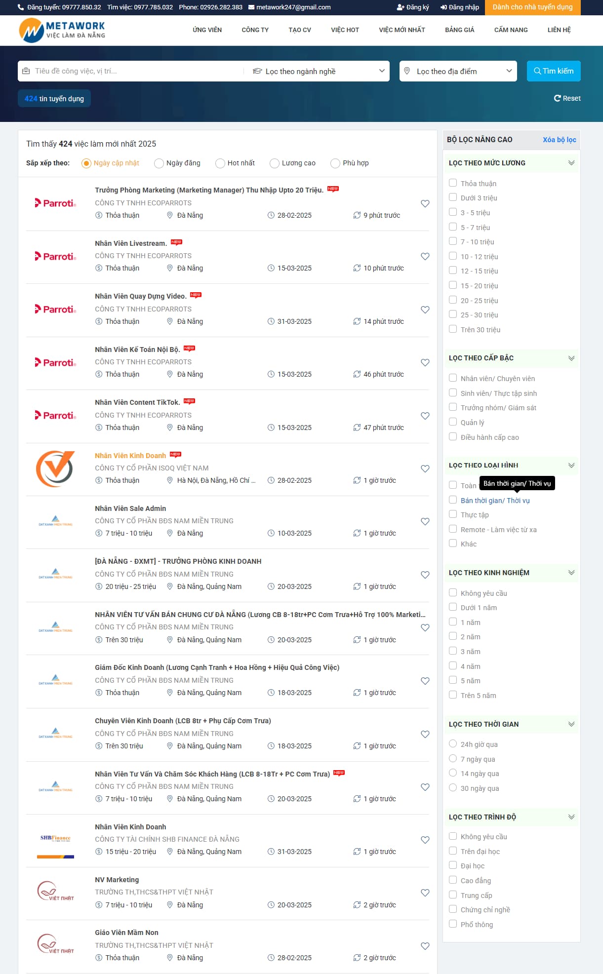 Việc Làm Đà Nẵng