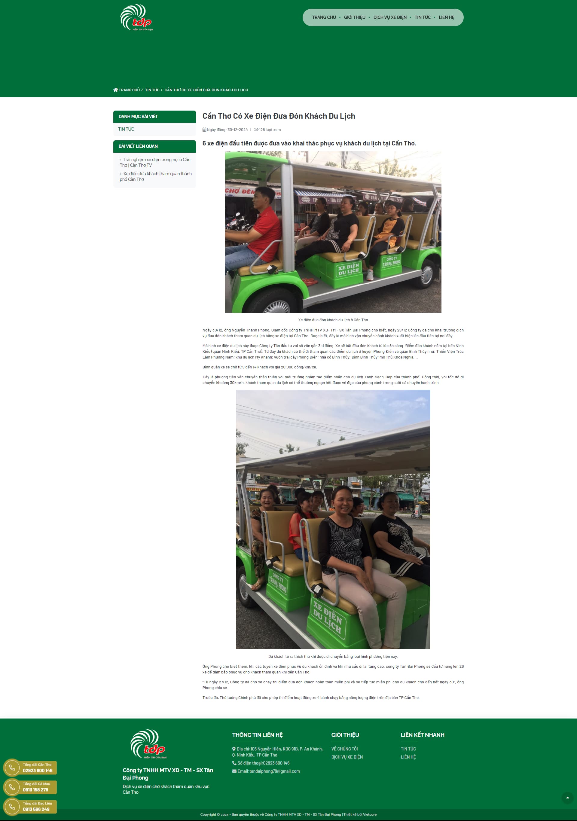 Xe điện Tân Đại Phong