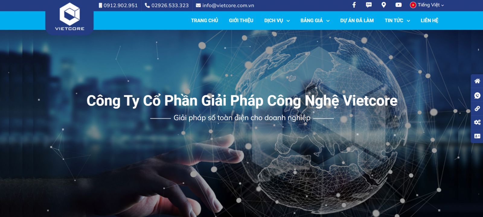 Kích thước ảnh chuẩn ở trang chủ website