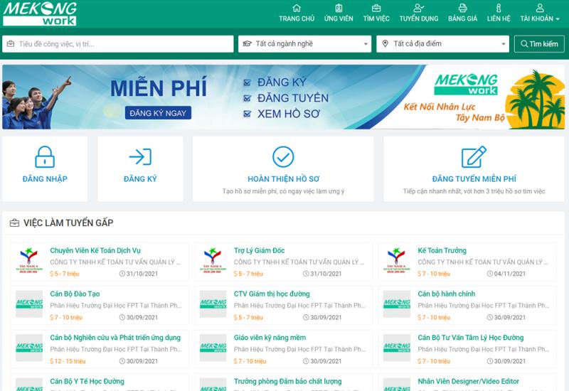 Sàn Việc Làm Tây Nam Bộ